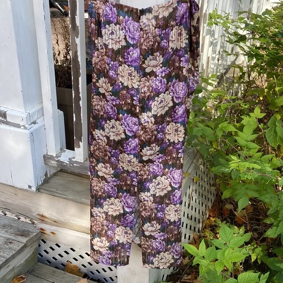 NWT Birgitte Herskind Alexis Ruched Floral Midi Skirt Women's Size 10 - Picture 7 of 12